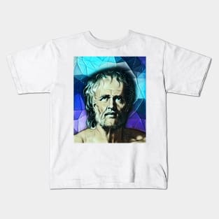 Lucius Annaeus Seneca Portrait | Lucius Annaeus Seneca Artwork 6 Kids T-Shirt